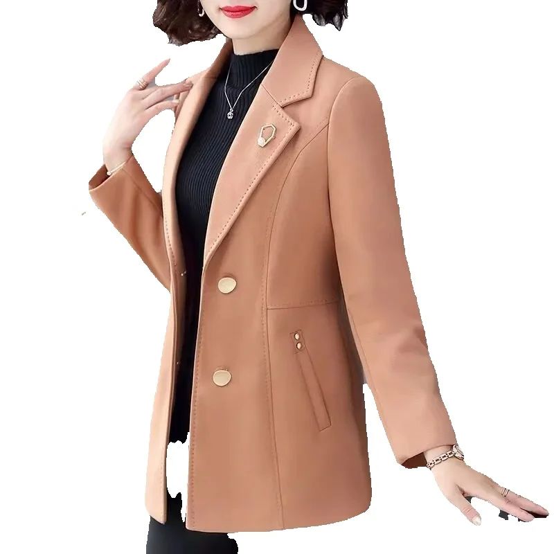 Wool Coat Peacoat - Mantel pendek musim gugur 50 tahun