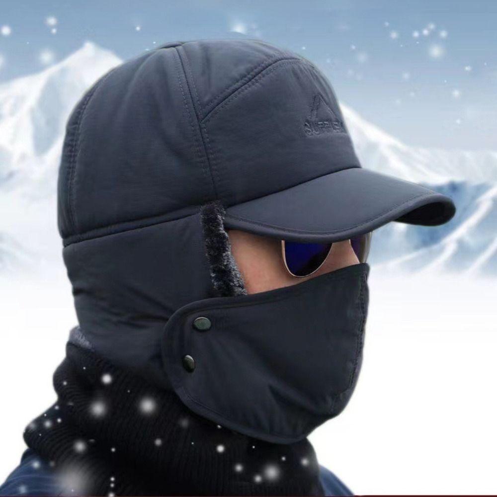 Balaclava Ski Mask - Topi Musim Dingin Anti Angin, Topi