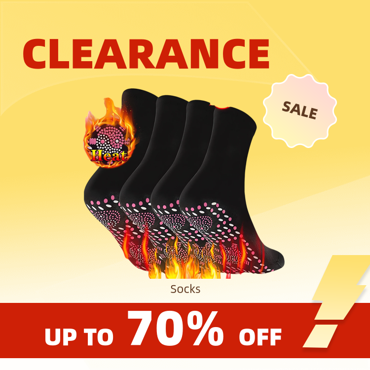 Thermal Sock Wool - Clearance_1-10pasang Kaus Kaki Turmalin Penghangat Otomatis