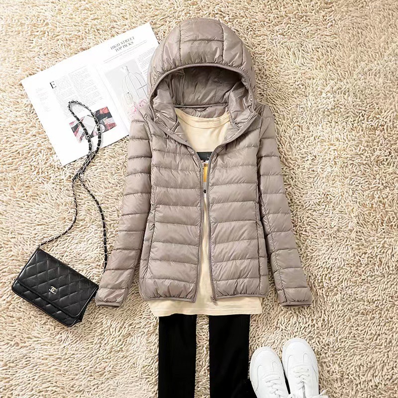Jaket Puffer Wanita 15 Warna U - Down Jacket Packable ulasan dan harga