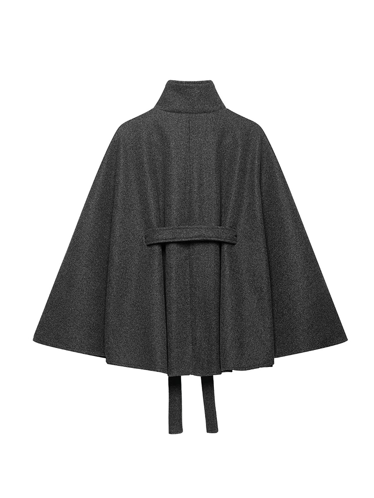 TFMLN Mantel Wol Wanita Dengan - Wool Coat Peacoat ulasan dan harga