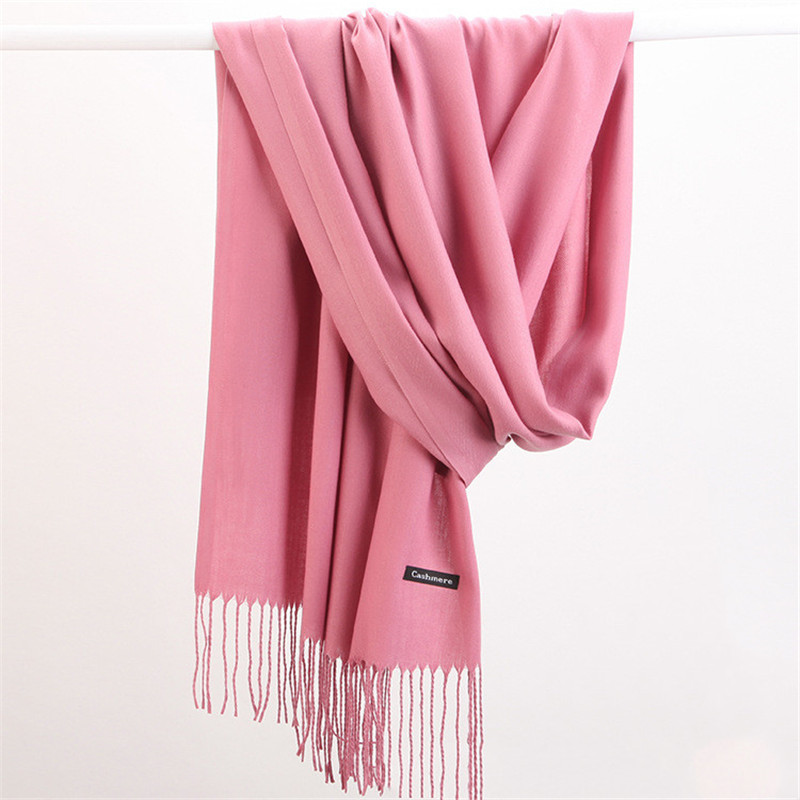 Syal wanita 2023 warna polos,  - Shawl Wrap Winter ulasan dan harga