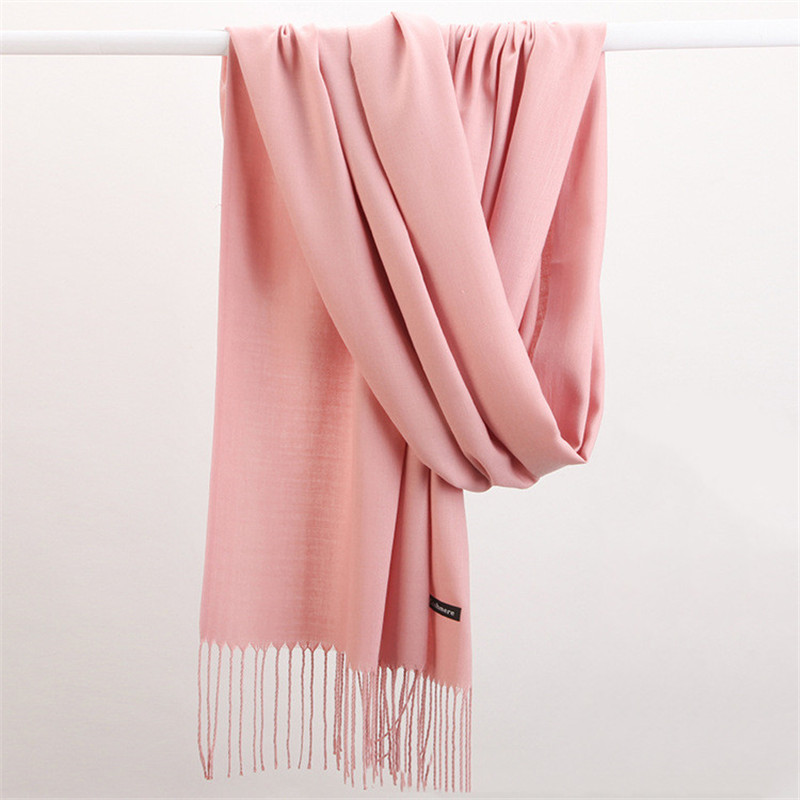 Syal wanita 2023 warna polos,  - Shawl Wrap Winter ulasan dan harga