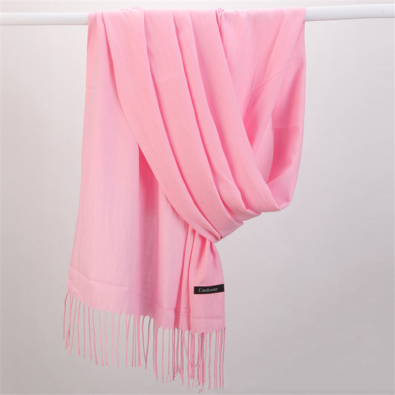 Syal wanita 2023 warna polos,  - Shawl Wrap Winter ulasan dan harga